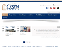 Tablet Screenshot of cfolsenhomes.com